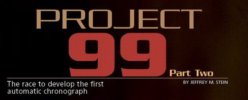 Project 99 -- Parts One and Two
